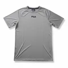 FILA グレー Tシャツ ポリエステル L