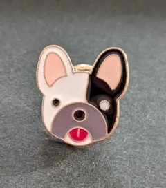 フレンチブルドッグ ピンバッジ 犬 いぬイヌ