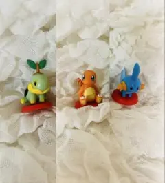チョコエッグ　ポケットモンスター旅立ちの3匹　ヒトカゲ、ミズゴロウ、ナエトル