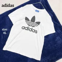 アディダス 半袖 Tシャツ ロゴT ロゴプリント ビッグロゴ 定番 人気 4L