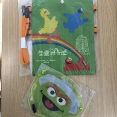 セサミストリートポーチセット