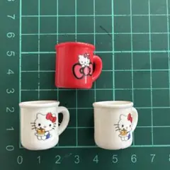 ハローキティ キティちゃん 陶器 ミニチュア食器 平成レトロ 希少 1997