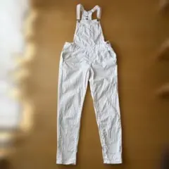 OLD NAVY オーバーオール ホワイト 120〜130cm キッズ 美品