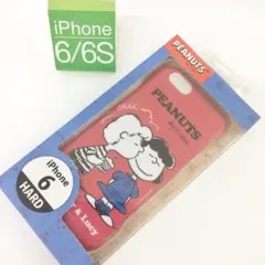 スヌーピー iPhone6s/6 ハードケース レッド