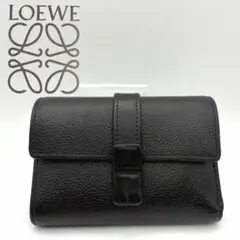 LOEWE ロエベ 財スモールバーティカルウォレット ファスナー 三つ折り