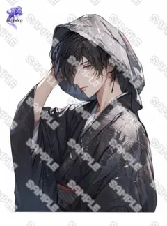 kokoshop オリジナル　人物ステッカーNo.893