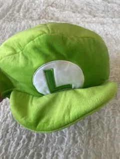 ルイージ風緑の帽子 Lロゴ付き