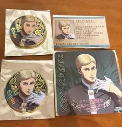【注】概要必読そういう時期の進撃の巨人カフェ エルヴィン 缶バッジ コースター