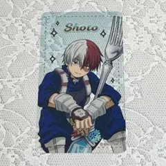 ヒロアカ オープンスクール カップケーキ クリアカード〈轟焦凍〉レア