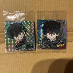 ヒロアカ　ウエハース　シール　緑谷出久　ホロ　2枚