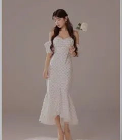 ROBE de FLEURS フラワー柄 キャバドレス ワンピース s - メルカリ