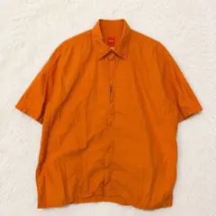 HUGO BOSS ORANGE 半袖 シャツ ジップ ジャケット オレンジのサムネイル