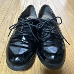 NUOVO ブラック レースアップシューズ　24.5センチ