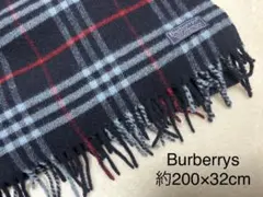 Burberrys バーバリー チェック柄 マフラー 約200×32cm
