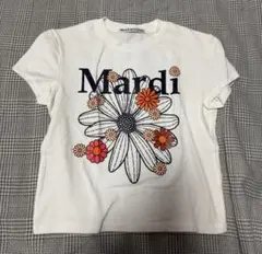 Mardi Mercredi 半袖 ミニTシャツ ホワイトのサムネイル