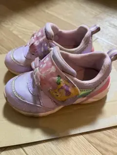 光るプリンセスキャラクター スニーカー 紫
