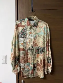 ［２月限定販売］ ZARA 柄シャツ　サテン