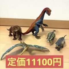 【シュライヒ等】恐竜フィギュア 5体まとめ売り（テリジノサウルス他）