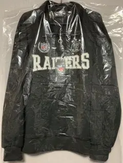 新品 未使用 タグ付NFL ラスベガス•レイダース ハーフジップ スウェットM
