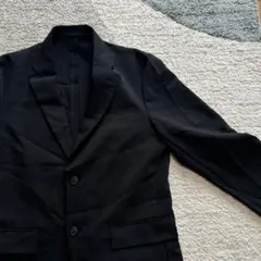 美品 UNIQLO ユニクロ 感動ジャケット 黒 洗濯可能 L