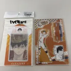 影山飛雄　ハイキュー　バースデイカードホルダ& アクリルスタンド　2点セット
