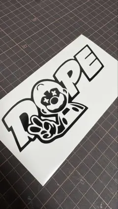 JDM ストリート ステッカー　DOPE 2枚セット