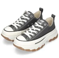 コンバース オールスター トレックウエーブ 厚底 ハイカット　23.5 グレー