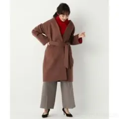 アパートバイローリーズ　ビシュウVノーカラーコートのサムネイル