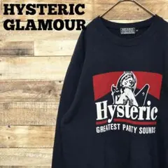 【美品M】HYSTERIC GLAMOUR ギターガール スウェット ネイビー