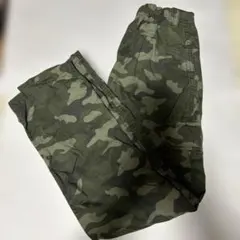 迷彩 カーゴパンツ ウエストゴム140