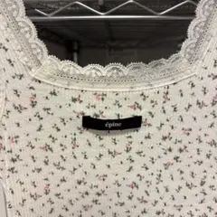 épine 花柄ノースリーブミニワンピース