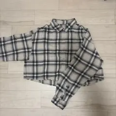 GU クロップドシャツ Lサイズ