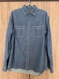 ライトオン インディゴ デニムシャツ Mサイズ 長袖