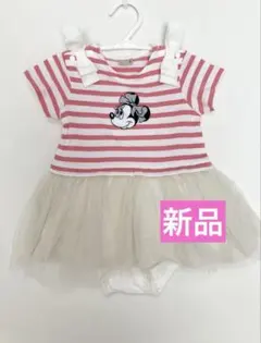 プティマイン　ミニー　ロンパース　80