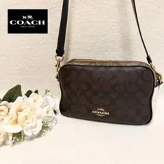COACH ショルダーバッグ ブラウン レザー