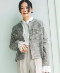 THE SHOP TK ノーカラージャケット　セレモニー　オケージョン