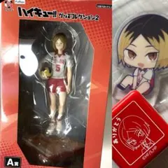 ハイキュー　フリューくじ　孤爪研磨　A賞フィギュア　G賞アクスタ　スタンプ
