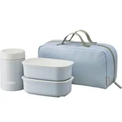 保温　弁当箱　セット　ブルー　THERMOS　サーモス