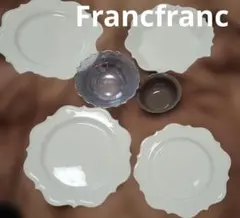 Francfranc BLANCHE PLATE S WAVE WH 6点セットのサムネイル