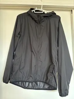 値下げ！無印良品　黒 フード付き ウィンドブレーカー