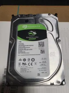 Seagate BarraCuda 2TB HDD 動作確認済み