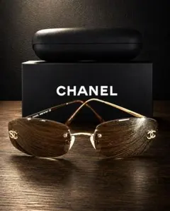 CHANEL サングラス 4002 ココマーク 00s Y2K ブラウンリムレス CHANEL サングラス 4002 ココマーク 00s Y2K ブラウンリムレス - メルカリ