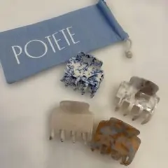 POTETE square ヘアクリップ １個売り