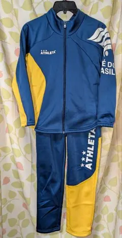 ATHLETA ジャージセット セットアップ 140 ネイビー/イエロー