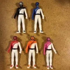 バンダイ食玩シリーズ ソフビヒーロー爆上戦隊ブンブンジャー　ソフビ人形5体セット