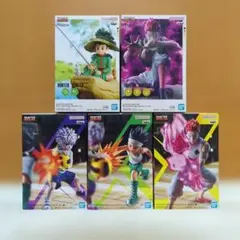 ハンターハンター　ゴン　キルア　ヒソカ　フィギュア　5種セット　BANDAI