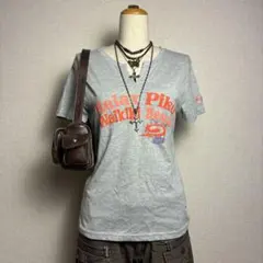 00's archive PIKO ロゴプリント Vネック Tシャツ y2kのサムネイル