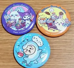 ちいかわ サンリオ 缶バッジ