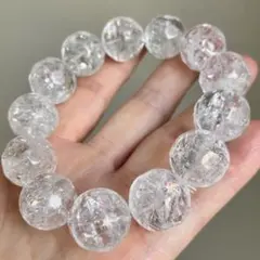 ウニ水晶大玉ブレスレット - メルカリ