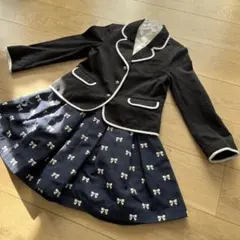 値下げ中　学校訪問　お受験　120センチ　3点セット　組曲　キャサリンコテージ